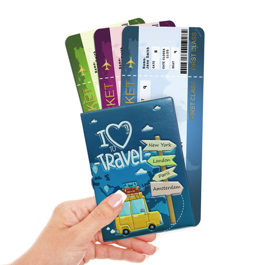 NextWave Trends – Travel Document Protective Cover (Passport Case