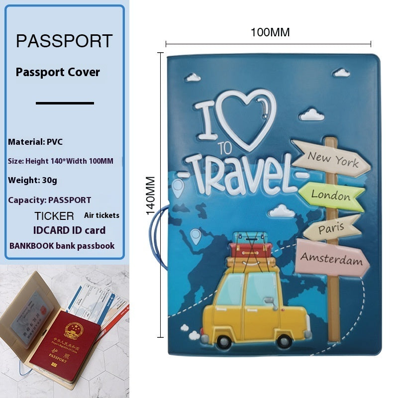 NextWave Trends – Travel Document Protective Cover (Passport Case